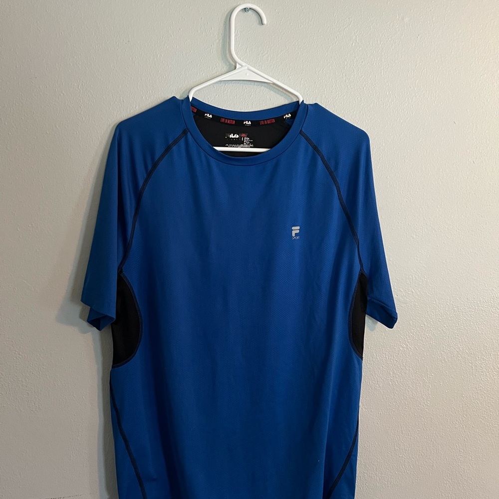 Fila Men's Royal Blue Rash Guard